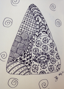 Zentangle © Waterjufferweb.nl
